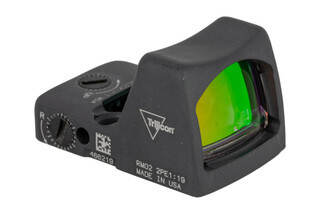 Trijicon RMR Type 2 Adjustable LED Reflex sight features a 6.5 MOA reticle and sniper grey cerakote finish